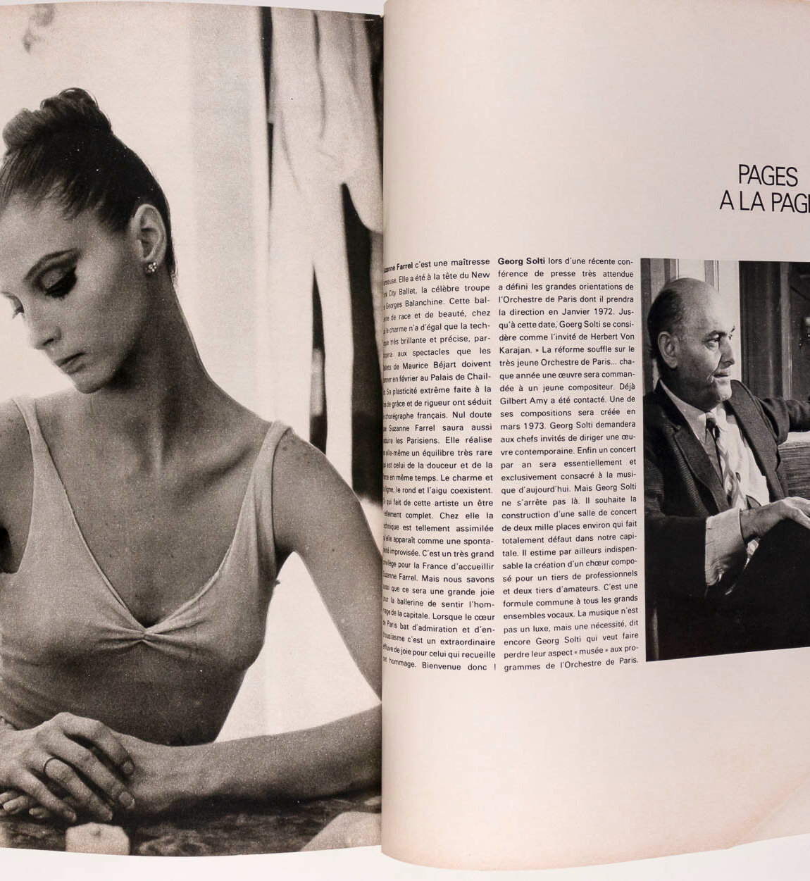SPRING COLLECTIONS Saint Laurent RENE GRUAU L'Officiel magazine March 1971 DIOR