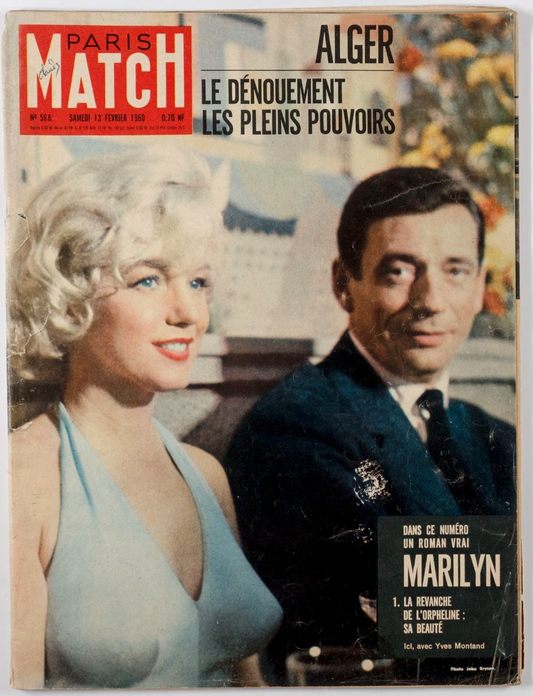 MARILYN MONROE Brigitte Bardot STRAVINSKY Paris Match magazine 1960 Feb SENEGAL