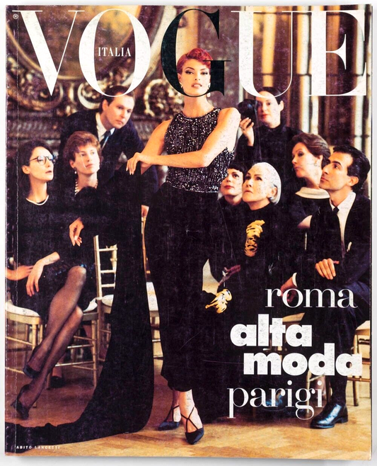 LINDA EVANGELISTA Christy Turlington NADEGE Claudia Schifer ALTA Vogue Italia It