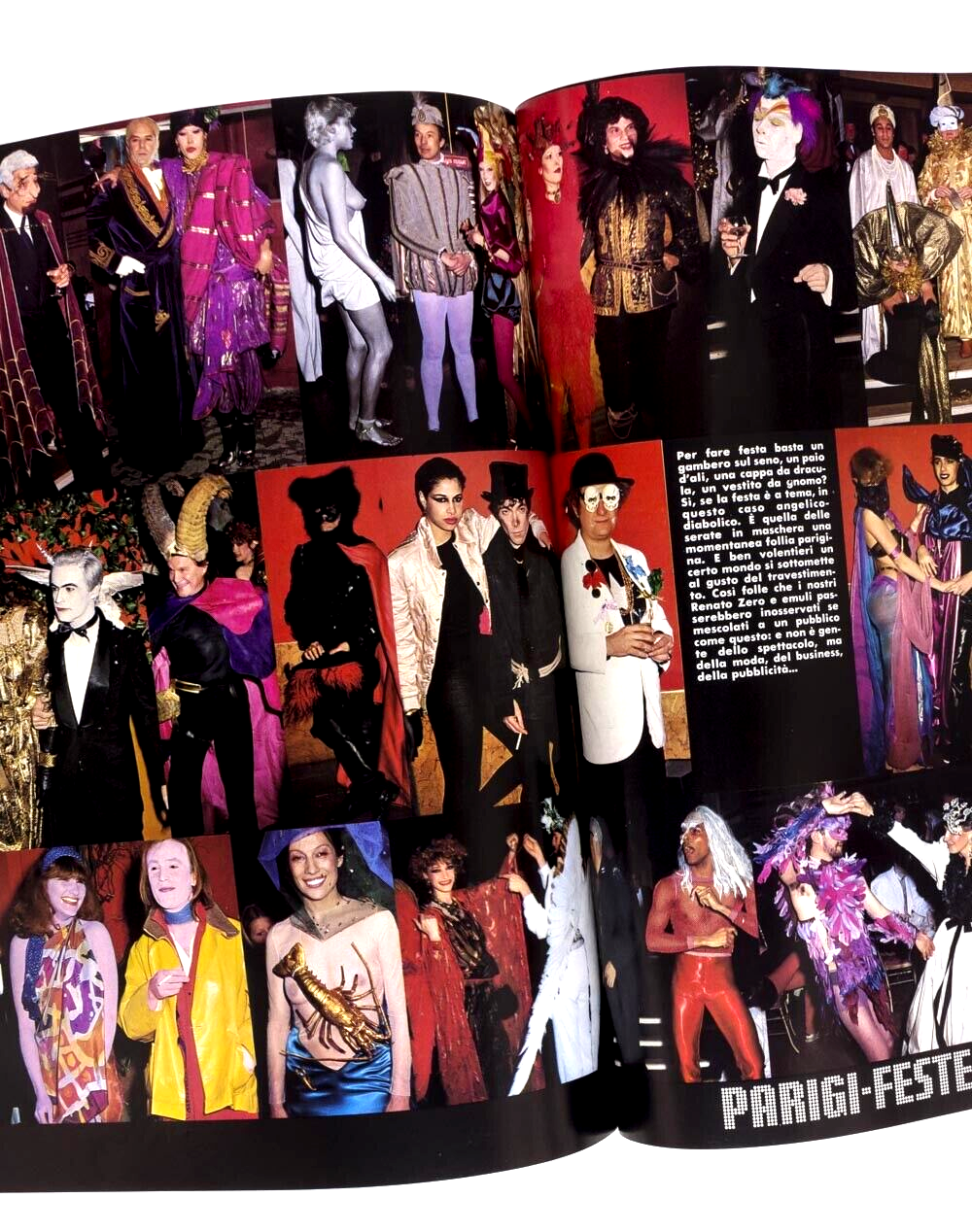 David Bowie BRUCE WEBER Oliviero Toscani NIGHT MAGAZINE Punk CLUBS L’uomo Vogue