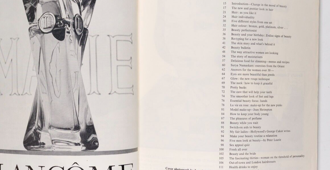 Jean Shrimpton TANIA MALLETT Celia SURYA NAMASKAR John Deakin VOGUE BEAUTY BOOK