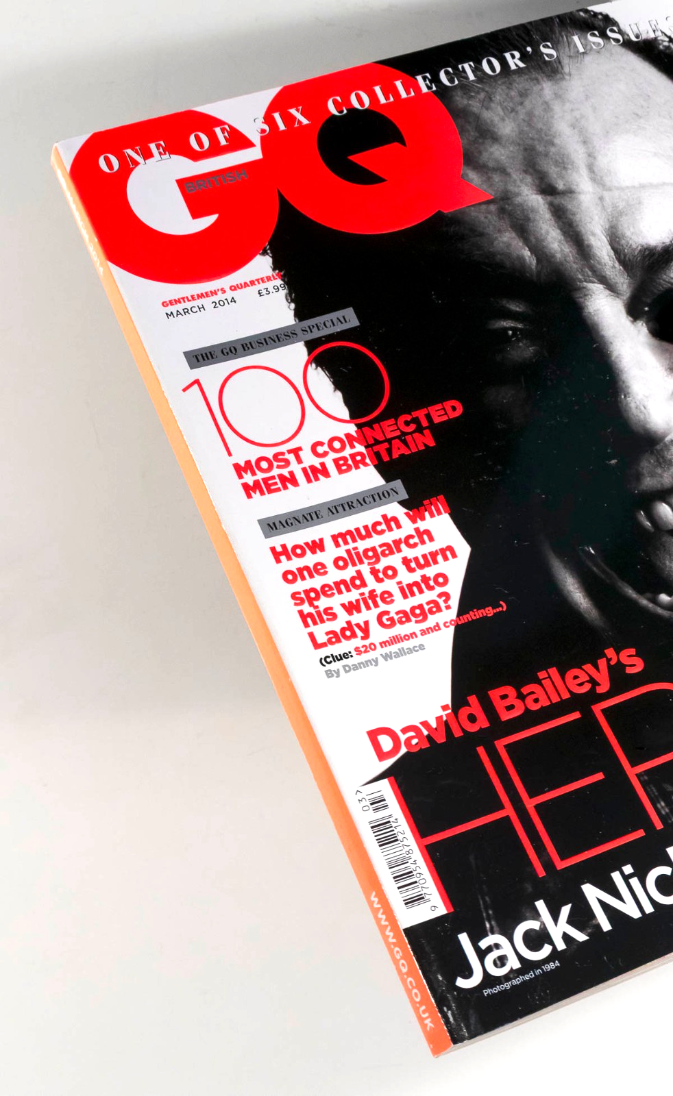 JACK NICHOLSON Bailey HEROES David Gandy BEATLES Jamie Dornan UK GQ March 2014