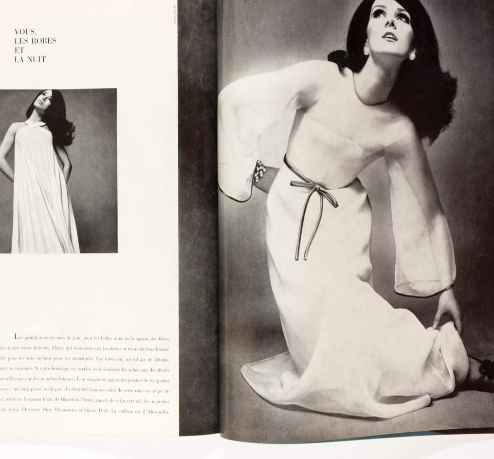 Nicole De Lamarge GUY BOURDIN Catherine Deneuve PEGGY MOFFITT Vogue May 1966 YSL