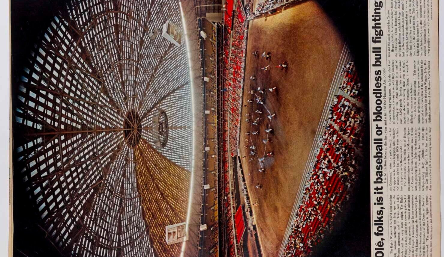 Ernest Cole SOUTH AFRICA Rolex ad SUNDAY TIMES magazine 1966 November ASTRODOME