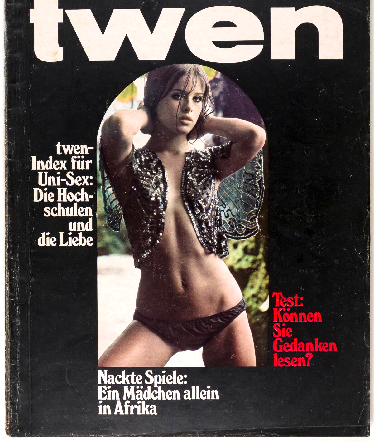 Uschi Obermaier VERUSCHKA Twiggy WILLY FLECKHAUS Art Kane  TWEN fashion magazine