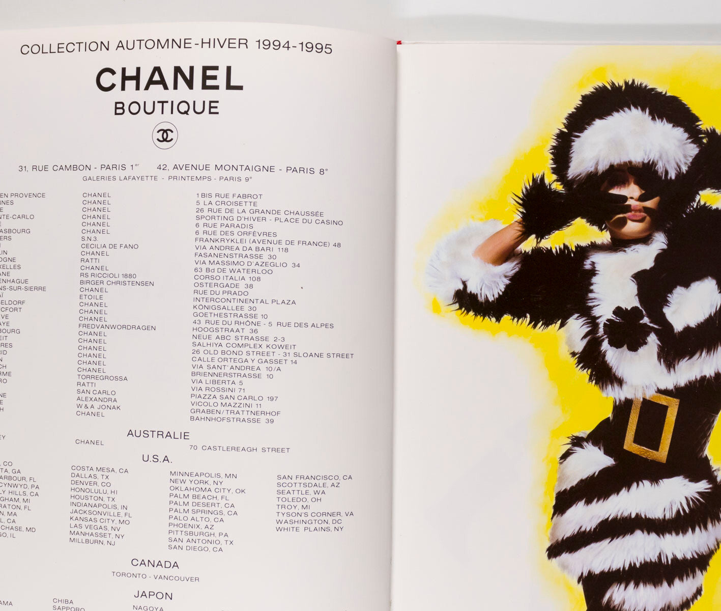 Trish Goff & Brandi Quinones KARL LAGERFELD vtg SKIWEAR Eyewear  CHANEL lookbook