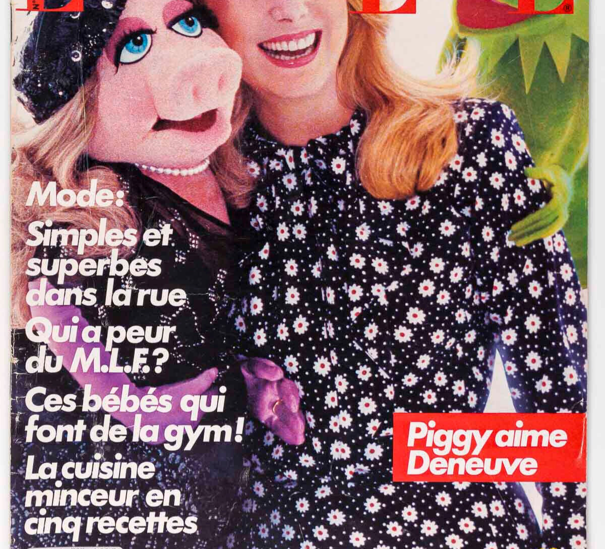 MISS PIGGY Deneuve JIM HENSON Annick Goutal JANICE DICKINSON Rolex ELLE MAGAZINE