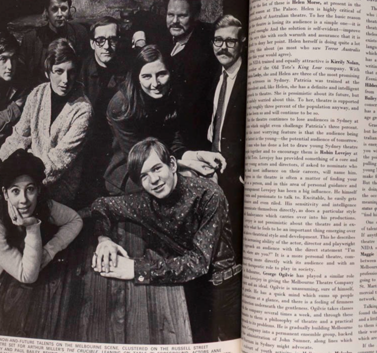DANIELA BIANCHI Australia Woman BARRY HUMPHRIES Barracks VOGUE September 1968 Oz