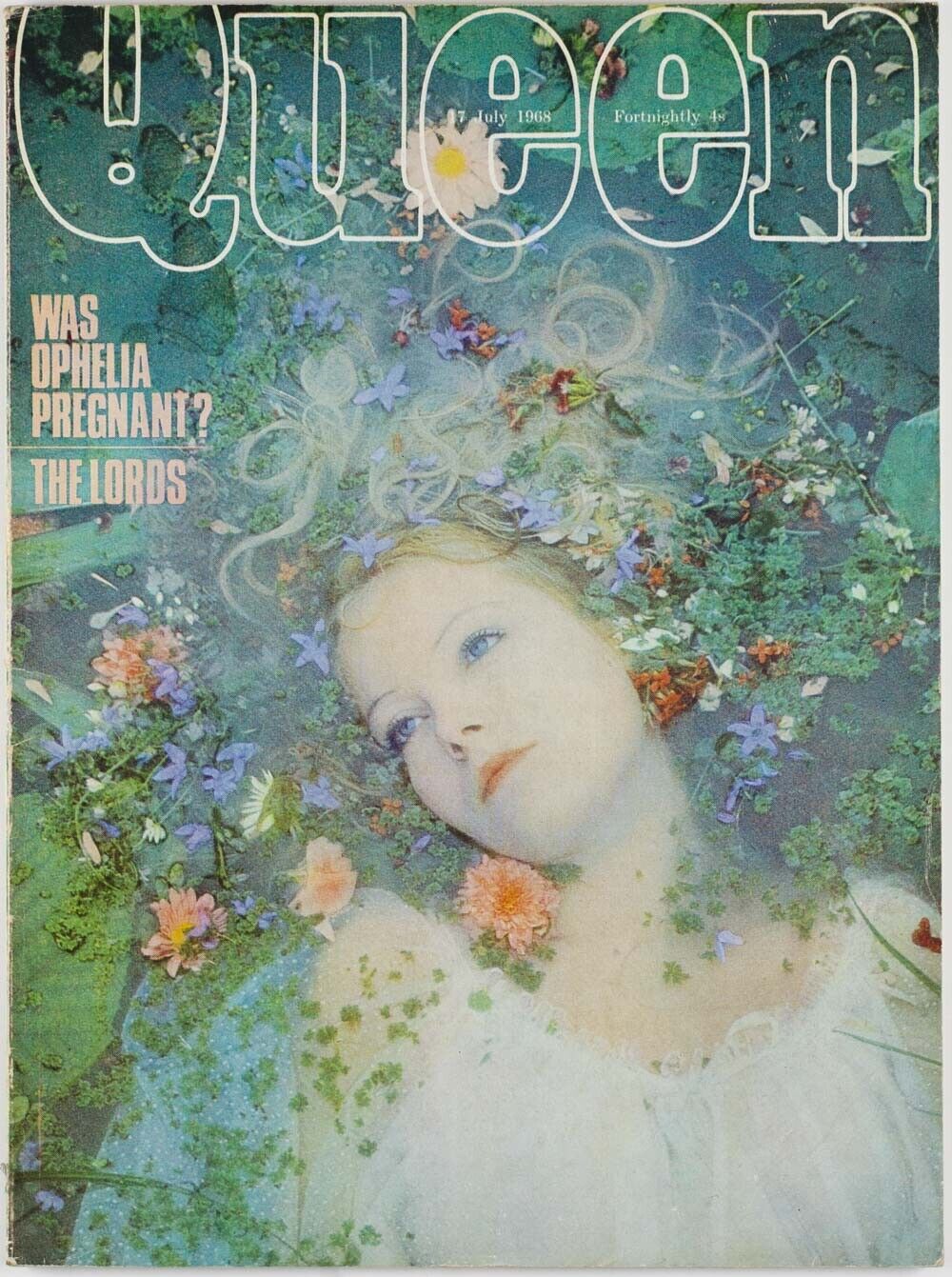 Rare vintage issue of the British fashion magazine Queen.