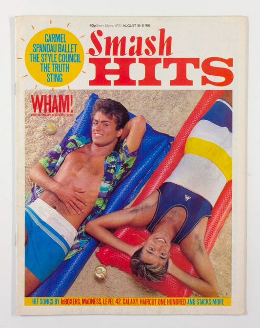 GEORGE MICHAEL Cult STING Smash Hits magazine August 1983 Boy George PAUL WELLER