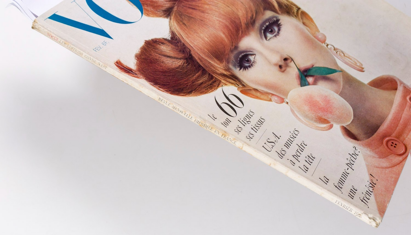NICOLE DE LAMARGE Guy Bourdin TOM WOLSEY Paris Vogue February 1966 60th birthday