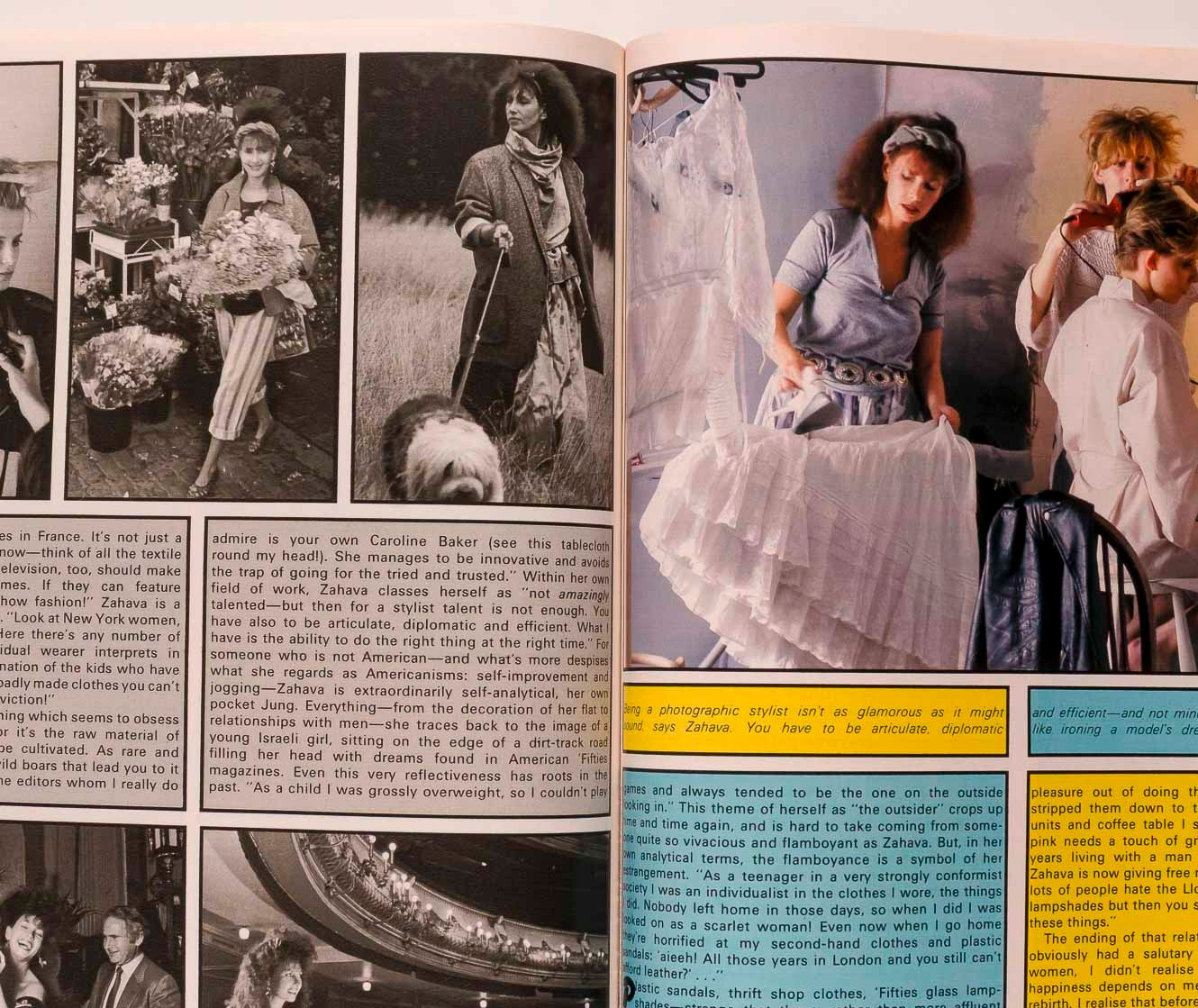 KIM ALEXIS Sloane Ranger CHRISTINA ONASSIS Cosmopolitan 1982 November UK Cowgirl