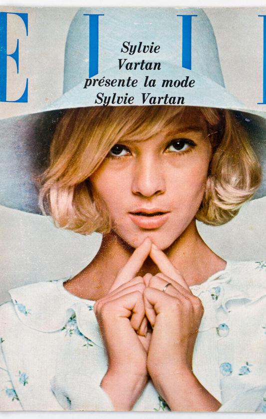 SYLVIE VARTAN Ungaro SUSAN HAMPSHIRE Duffy CHARLES AZNAVOUR French Elle magazine