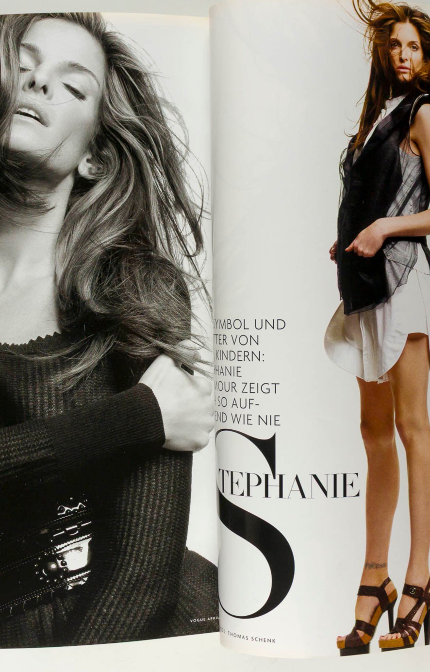 STEPHANIE SEYMOUR Karolina Kurkova TATJANA PATITZ Liya Kebede VOGUE April 2007