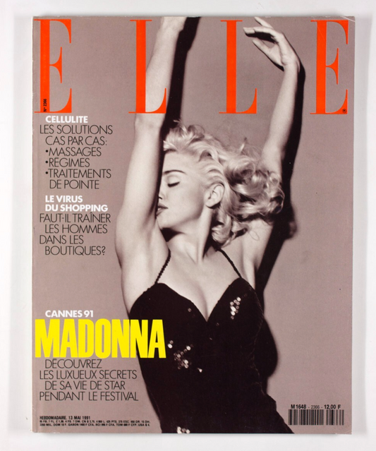 Madonna MARILYN Cannes ELLE magazine May 1991 Beri Smither SHANA ZADRICK Meisel