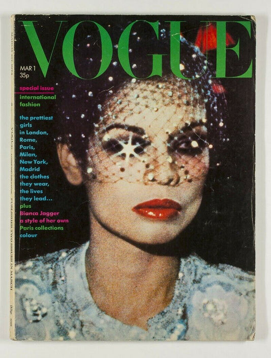 ERIC BOMAN Bianca Jagger HELMUT NEWTON Marie Helvin NORMAN PARKINSON Chloe VOGUE