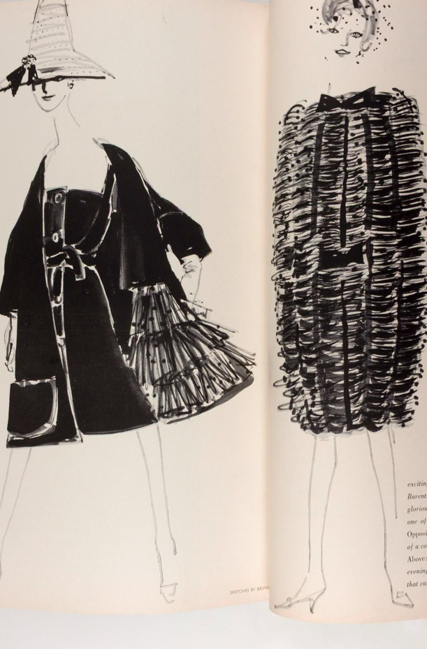Hiro ANDY WARHOL Saul Leiter HARPERS BAZAAR US November 1959 Balenciaga GIVENCHY
