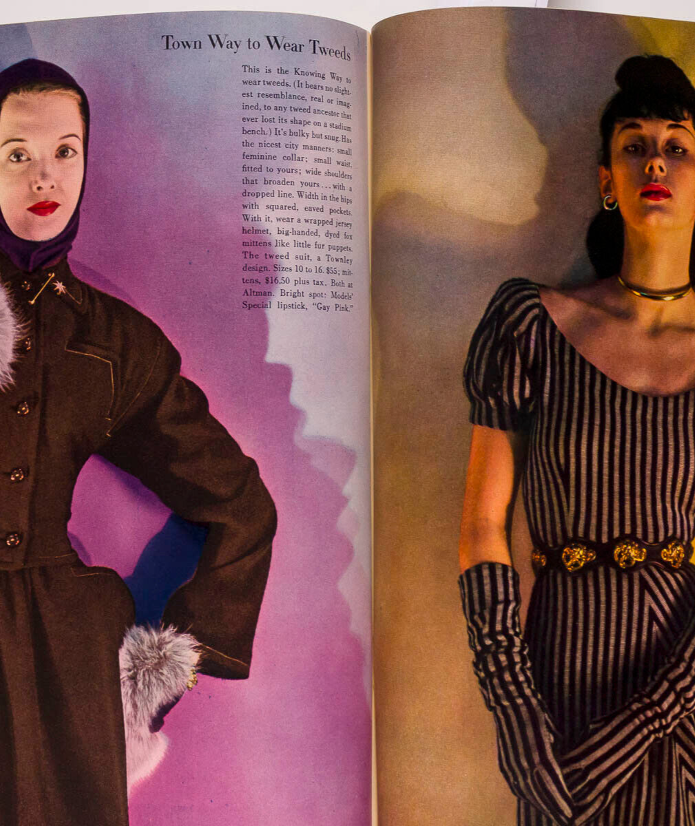 LEE MILLER Denmark BLUMENFELD Rene Bouet-Willaumez ROGER DESCOMBES VOGUE 8/ 1945
