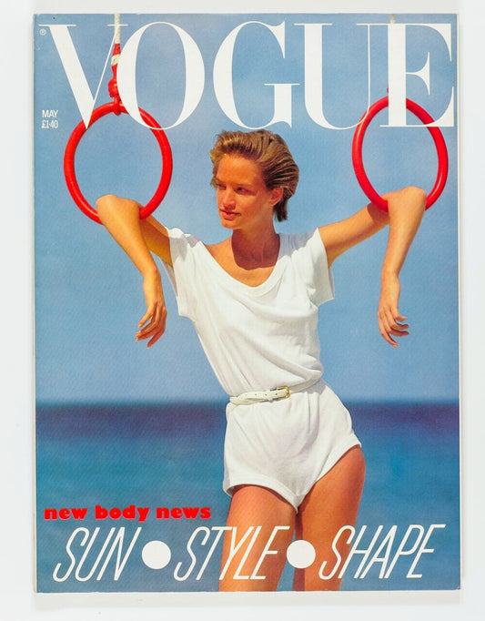 Bonnie Berman CHARLES JAMES Alaia ANTHONY BURGESS Esme Marshall ~ VOGUE May 1983