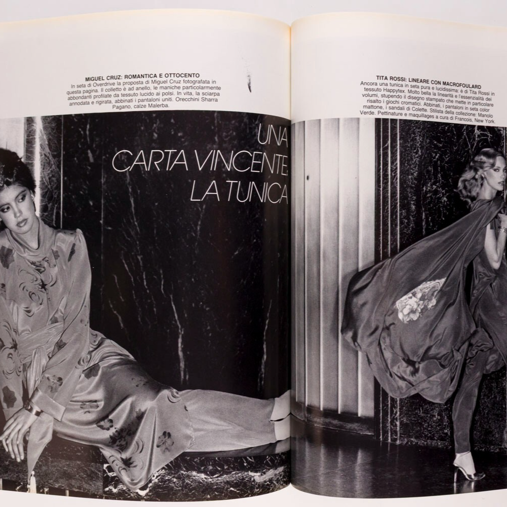 BROOKE SHIELDS Janice Dickinson GIA CARANGI Harpers Bazaar Italia July 1979 RARE