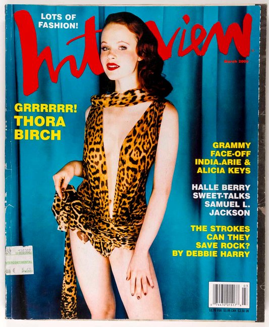 THORA BIRCH Jared Leto THE STROKES Interview magazine March 2002 Halle Berry VTG