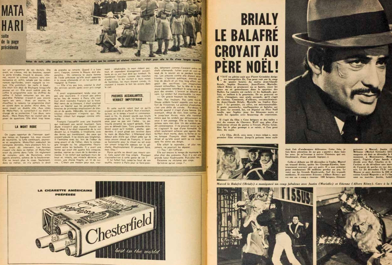 Audrey Hepburn BRIGITTE BARDOT Jeanne Moreau BRANDO Cinemonde 1586 December 1964