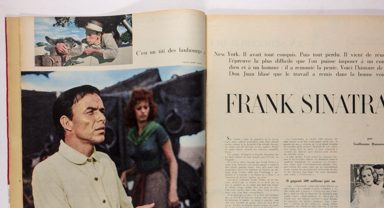 AUDREY HEPBURN Fred Astaire FRANK SINATRA Couture MARIE CLAIRE September 1956