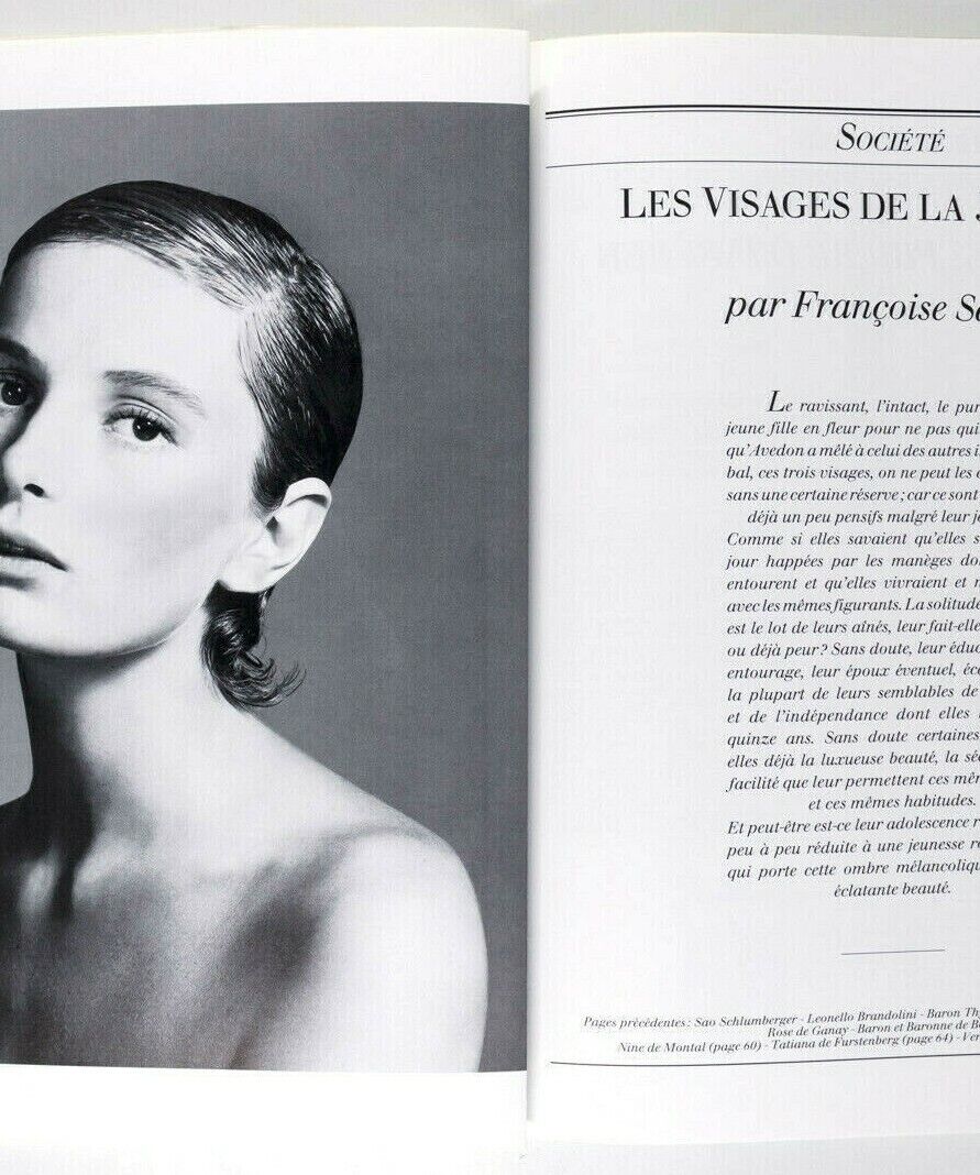 Tatjana Patitz RICHARD AVEDON GUY BOURDIN Kristen McMenamy DIOR Egoiste magazine