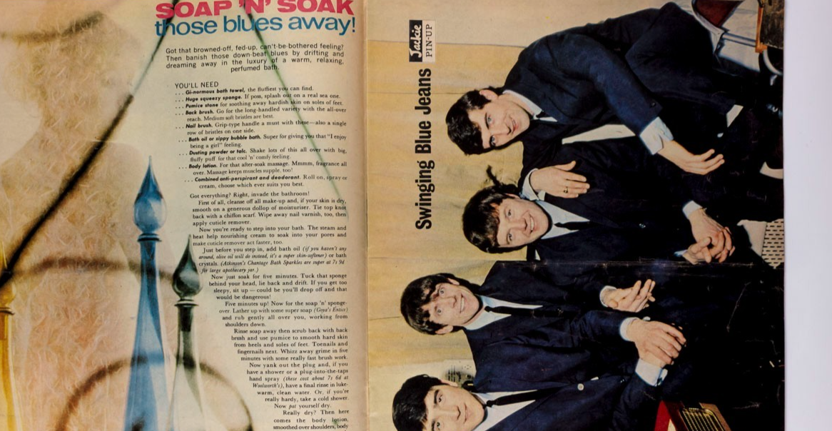 Ringo Starr CLODAGH RODGERS Mary Quant JACKIE MAGAZINE April 1964 Empoli HOLLIES