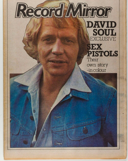 David Soul SEX PISTOLS COMIC Jamie Reid X-RAY SPEX XTC Record Mirror magazine UK