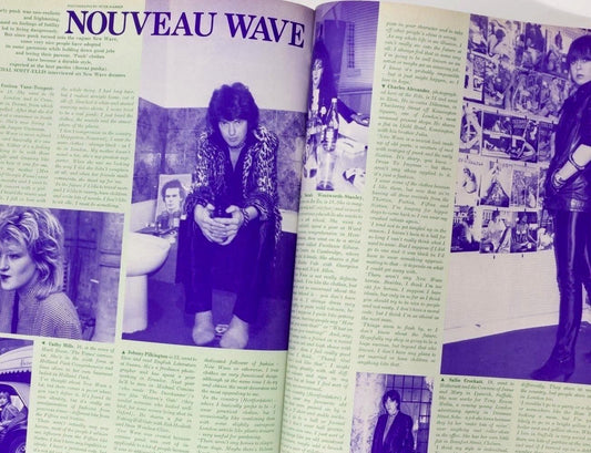 Post-punk NEW WAVE Lady Cosima Vane-Tempest JOHNNY PILKINGTON Style UK magazine