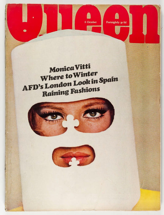 MONICA VITTI Jill Kennington JOHN COWAN Queen magazine 6 October 1965 Eve Arnold