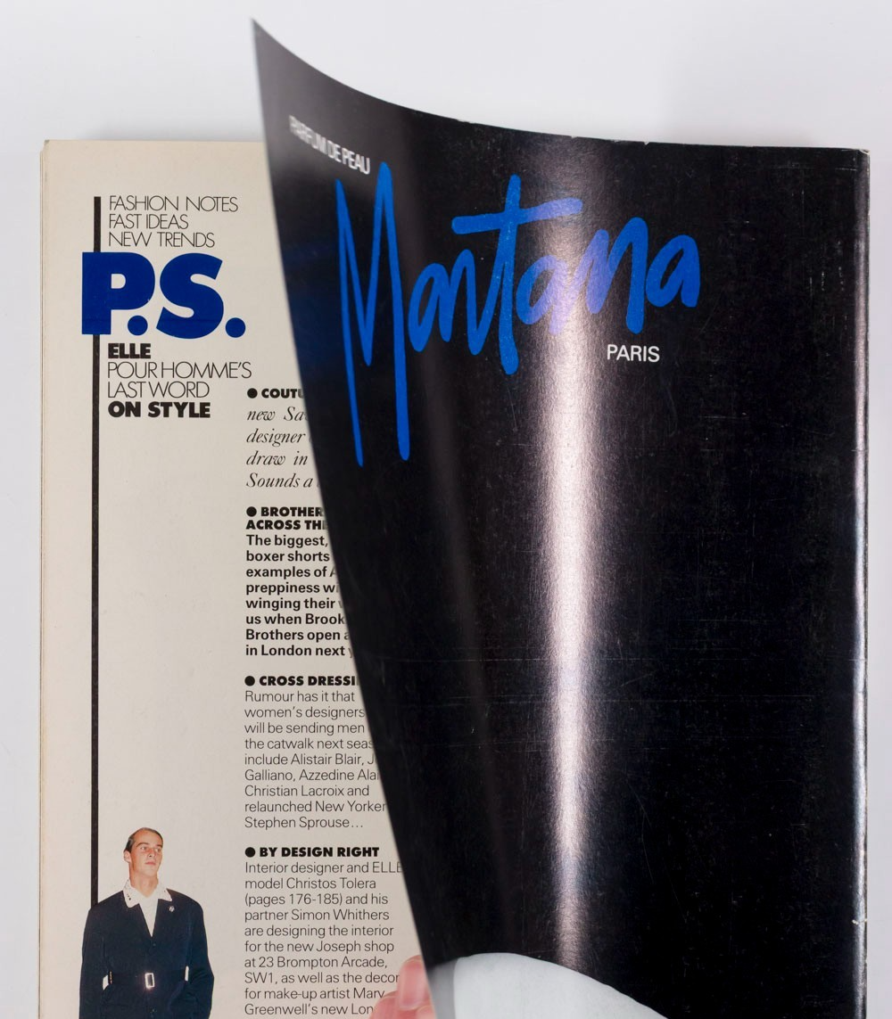 Lisa Graham MADONNA Bruce Weber PHILIP SEYMOUR HOFFMAN Elle October 1987