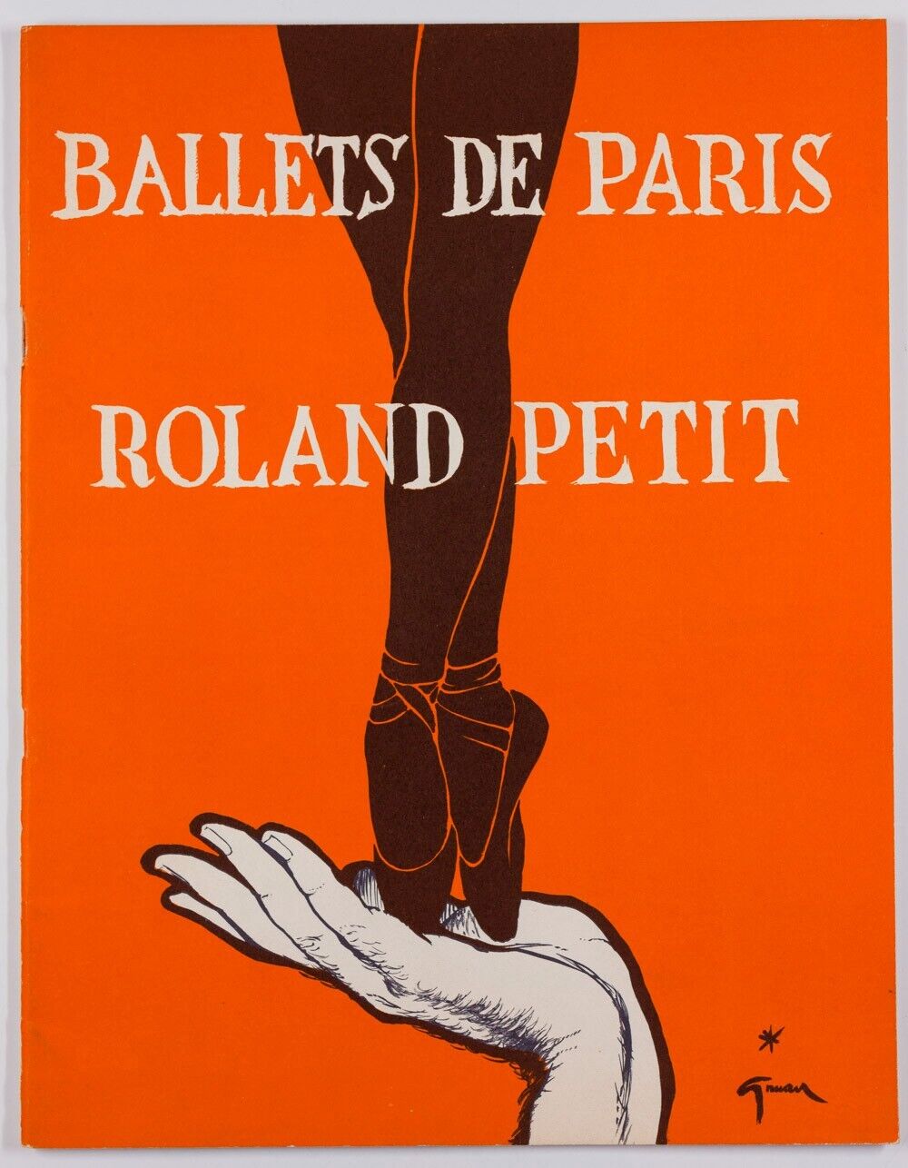 RENE GRUAU Roland Petit BALLETS DE PARIS Carzou DIOR Zao-Wou-Ki ANTONI CLAVE vtg