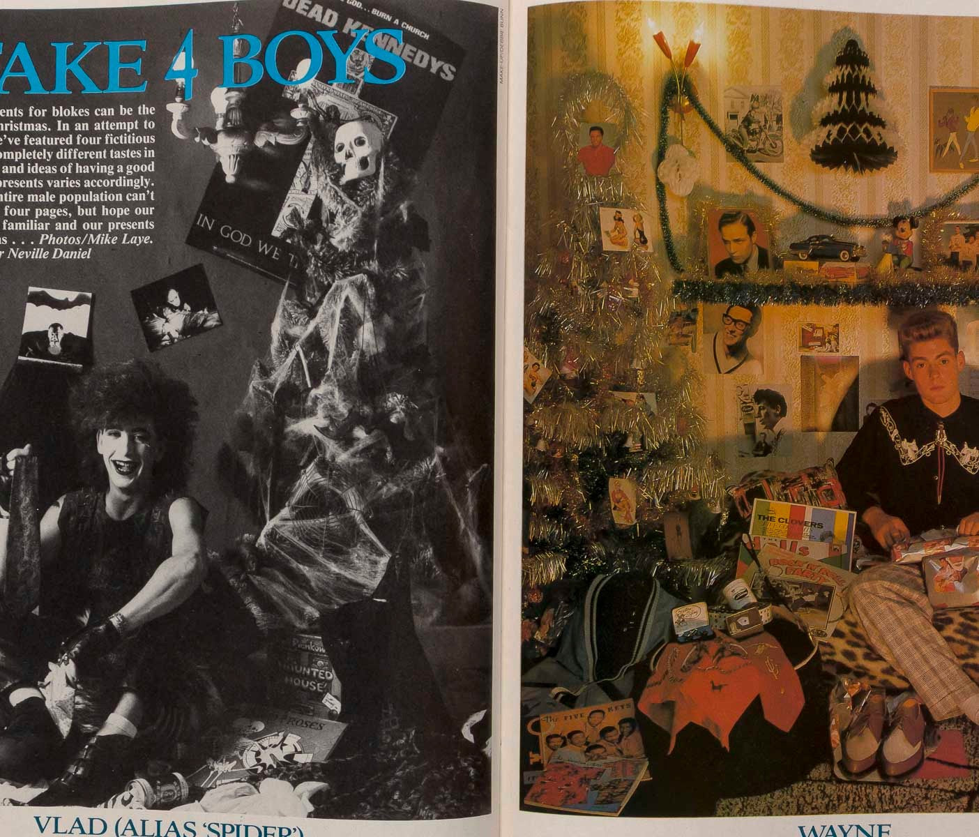 JUDY BLAME Andrew Logan MIDGE URE Lorenzo Lamas 19 MAGAZINE December 1984 vtg UK