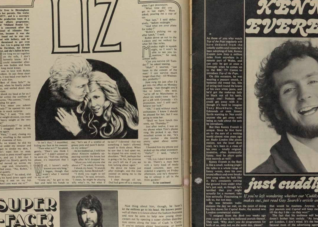 LINDA McCARTNEY Kenny Everett GRANNY TAKES A TRIP Petticoat 22 December 1973 vtg