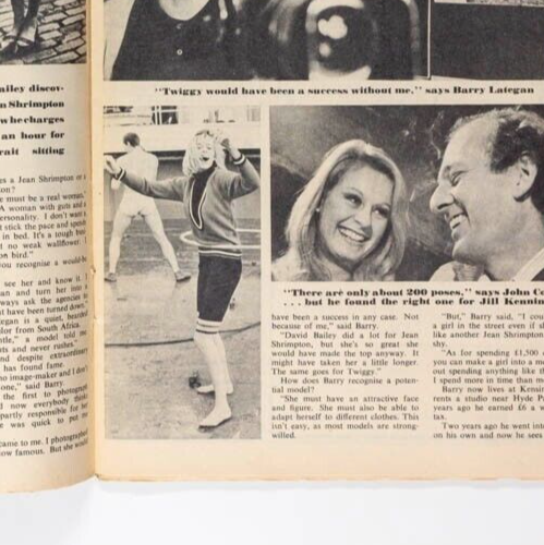 MICHAEL CAINE Shrimpton BARRY LATEGAN Twiggy JILL KENNINGTON Titbits magazine UK