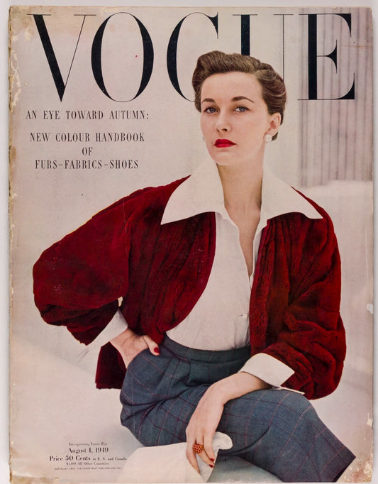 Horst DRUMLANRIG Vertes VOGUE August 1949 Lillian Gish TOSCANINI Herbert Matter