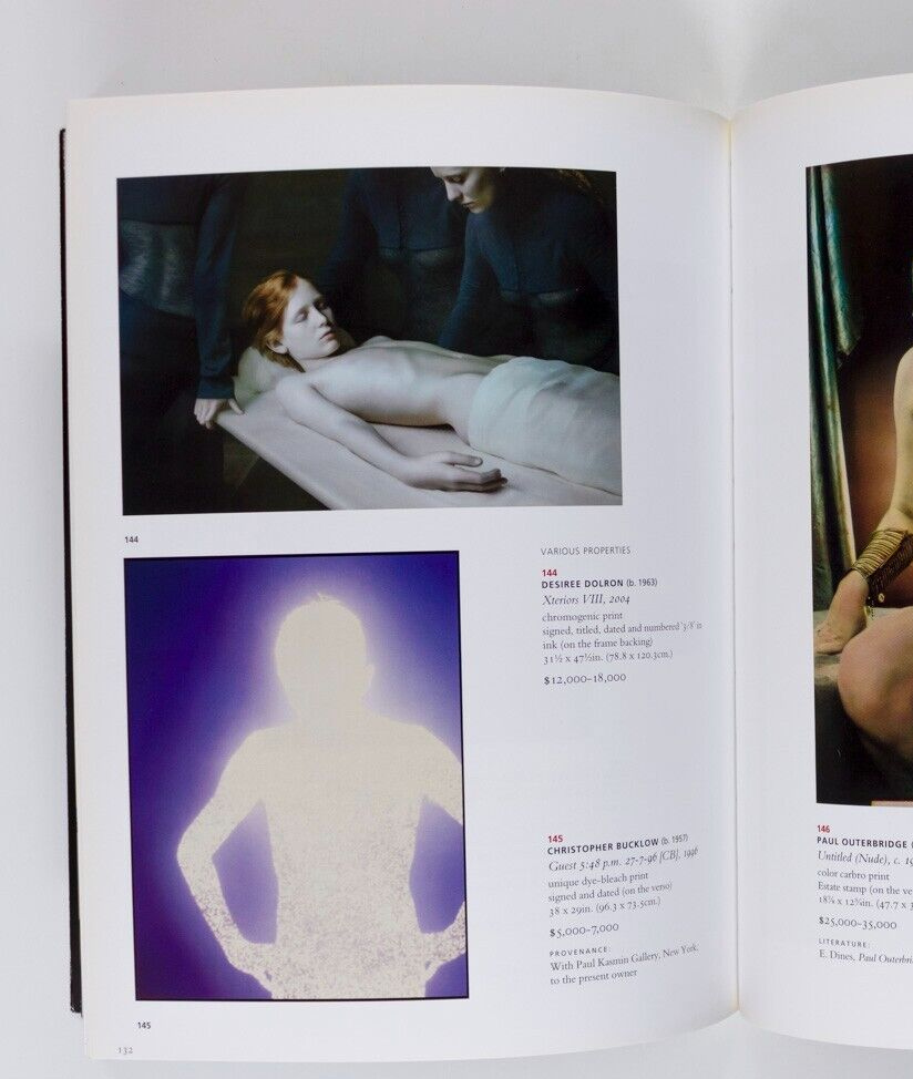 Warhol MAPPLETHORPE Arbus EGGLESTON Beard CHRISTIE'S PHOTOGRAPHS auction catalog