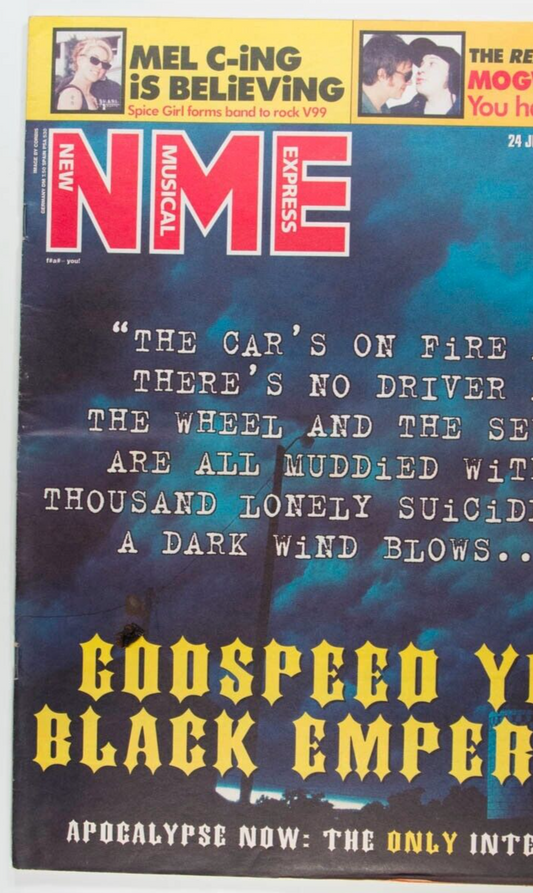 GODSPEED YOU BLACK EMPEROR Blur CHUCK D Mel C Mogwai NME MAGAZINE Apocalypse Now