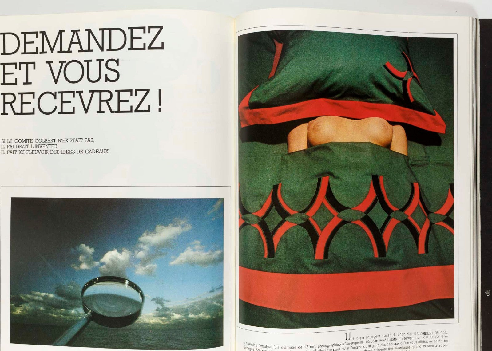 Miro HELMUT NEWTON Horst GRUAU Janice Dickinson PARIS VOGUE December 1979 No 602