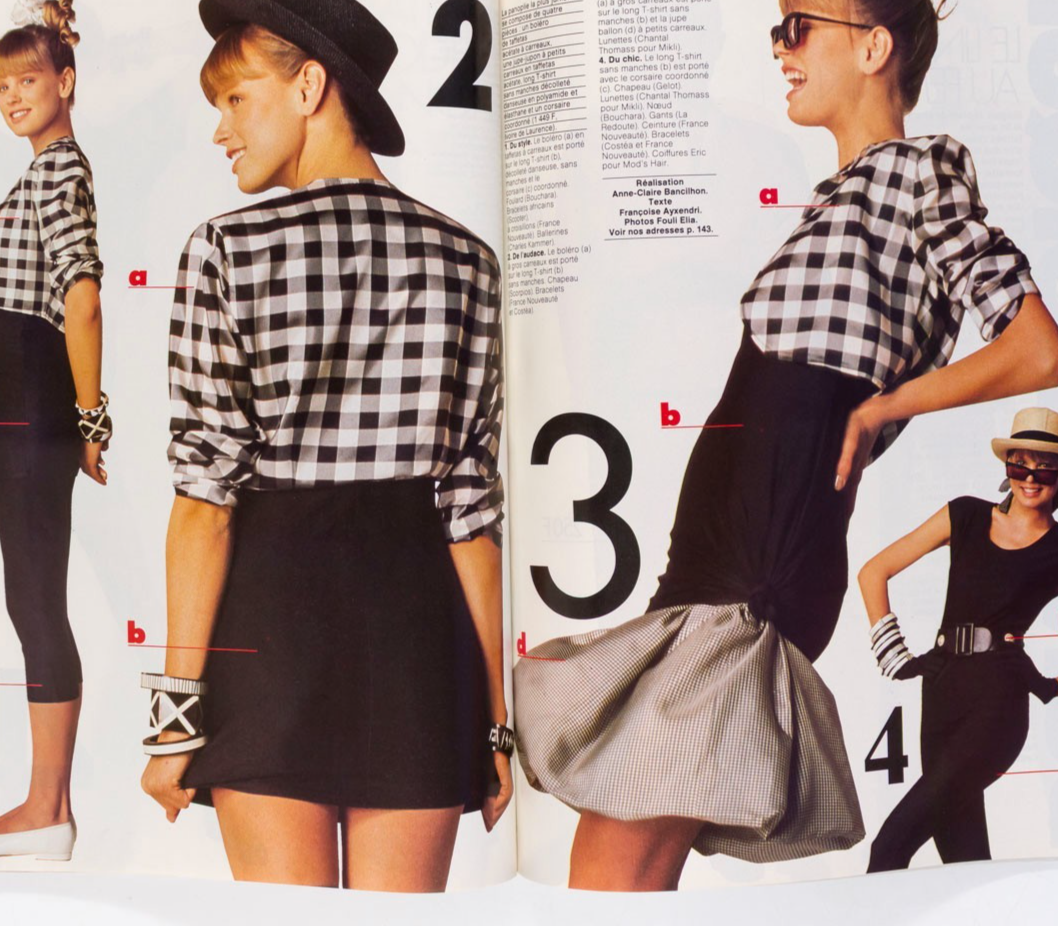 ESTELLE LEFEBURE Carla Bruni TALISA SOTO Elle magazine 11 May 1987 Greta Scacchi