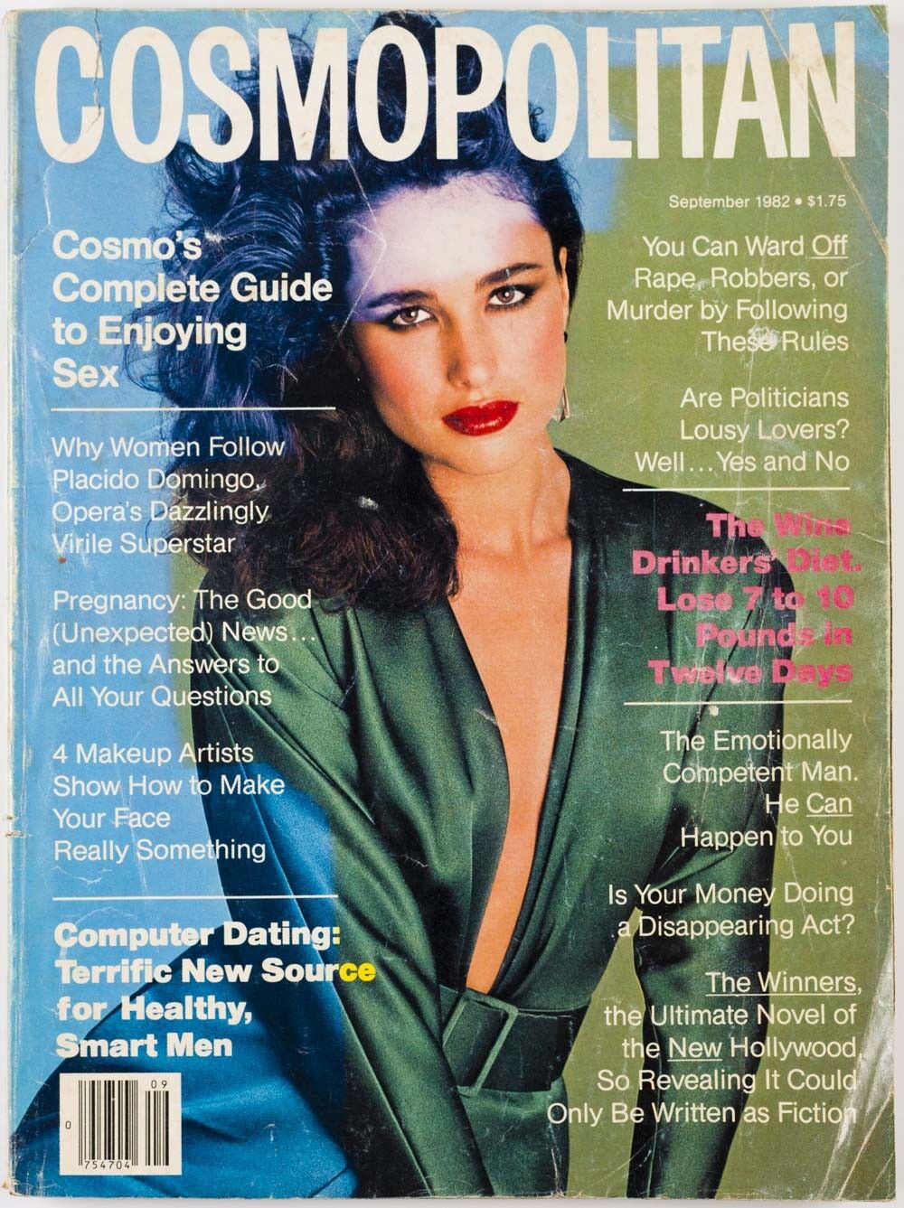 ANDIE MacDOWELL Placido Domingo LESLEY ANN WARREN Scavullo COSMOPOLITAN magazine