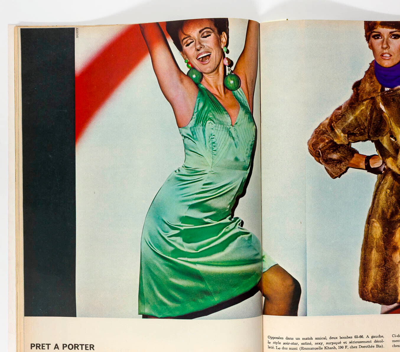 Jill Kennington PATTIE BOYD Nicole De Lamarge ELLE MAGAZINE Paris Collections 65