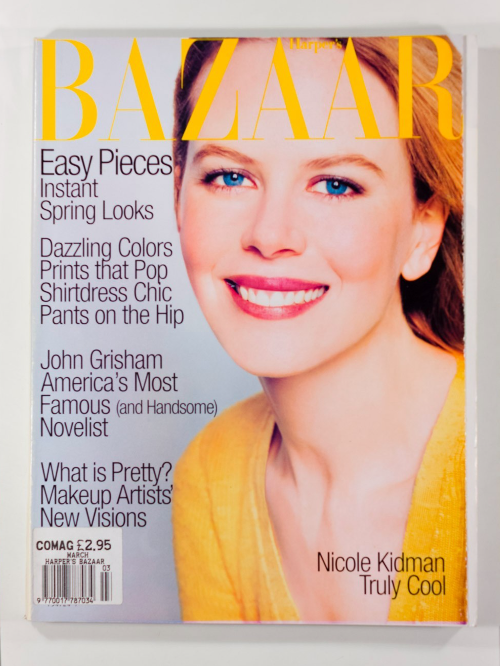 Nicole Kidman JOHN GRISHAM Mario Testino US HARPER'S BAZAAR magazine March 1996