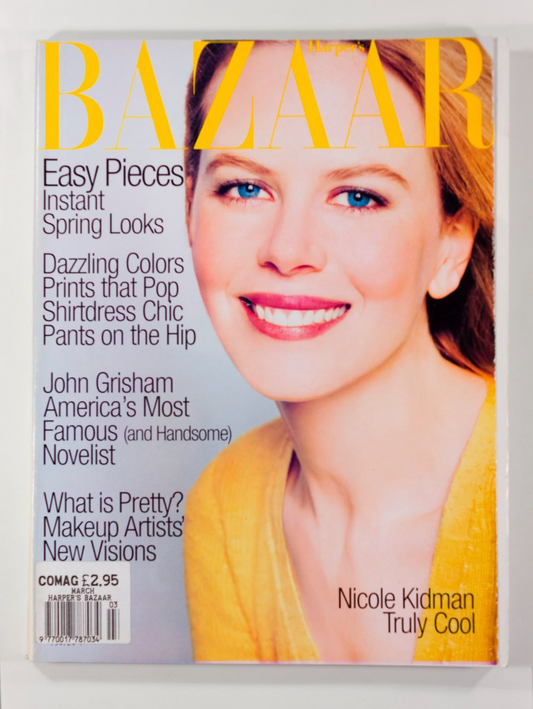 Nicole Kidman JOHN GRISHAM Mario Testino US HARPER'S BAZAAR magazine March 1996