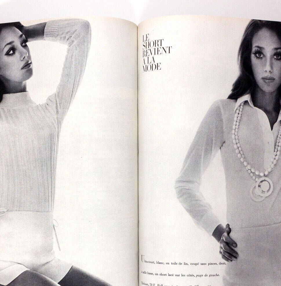 VERUSCHKA Africa RUBARTELLI Jeanloup Sieff COURREGES India PARIS VOGUE July 1968