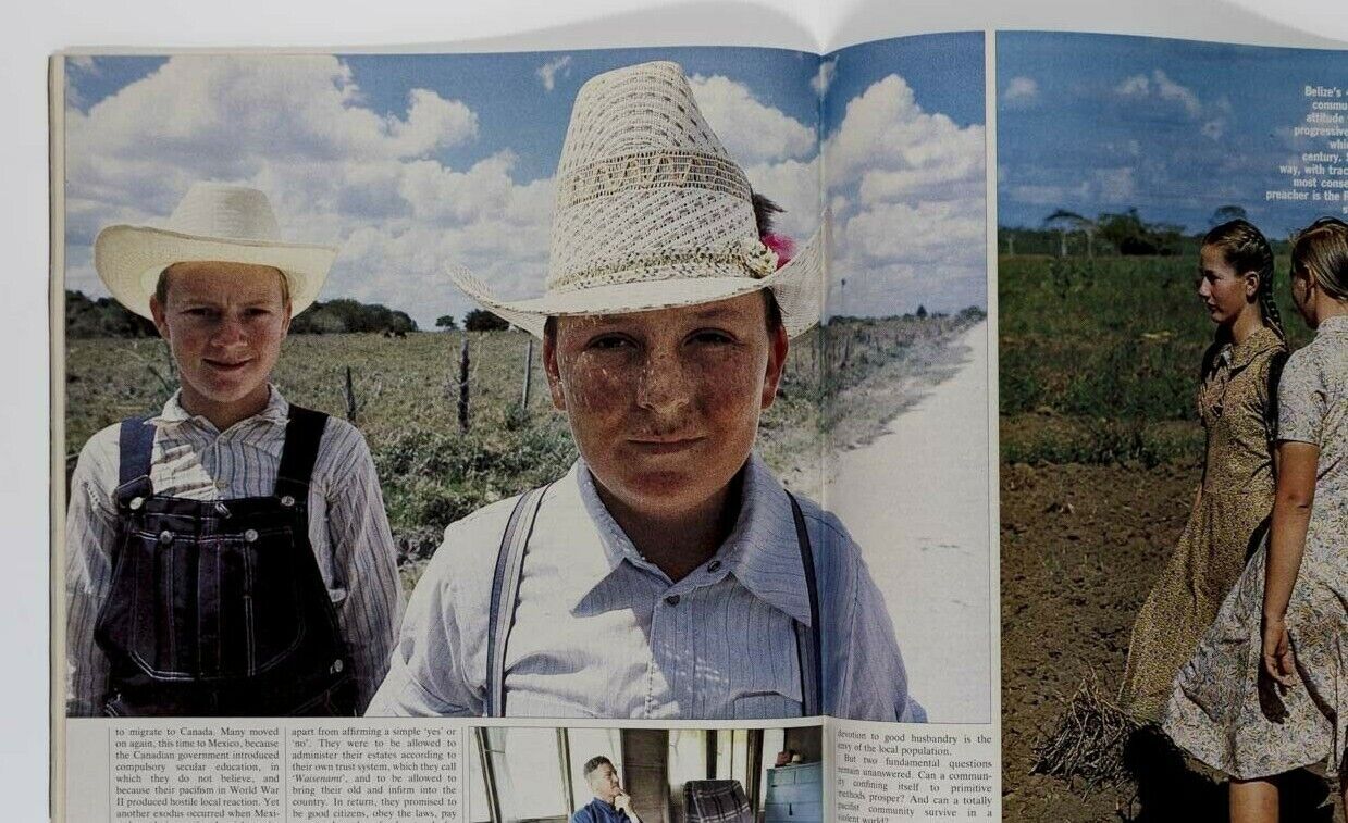 ERNEST HEMINGWAY Nicolas Cage DIANE KEATON Mennonites BELIZE ~ Observer MAGAZINE