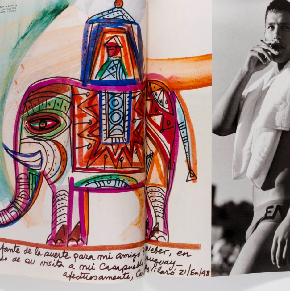 BILLY WHITE Uruguay BRUCE WEBER Roversi L'UOMO VOGUE April 1998 Malaparte PAVESI