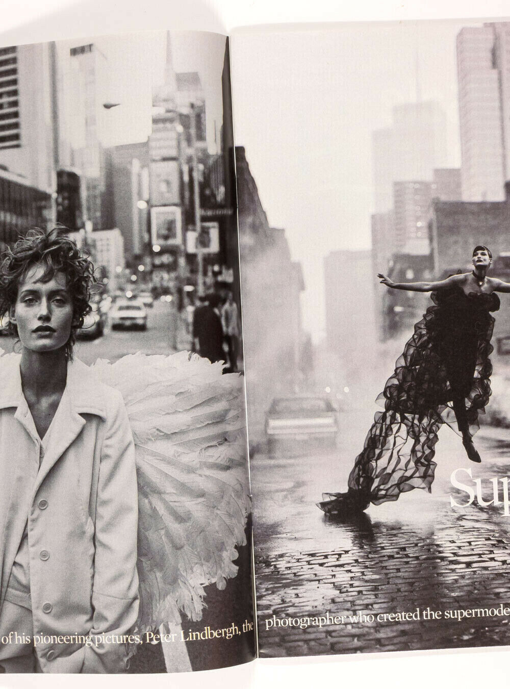 Tatjana Patitz PETER LINDBERGH Jan 1990 Vogue Supermodel Maker OBSERVER MAGAZINE